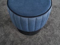 Fotoliu moale Trendy Rose Blue/Black 40x40x40cm GTR002919 imaginea #2 — magazin online Desire.md