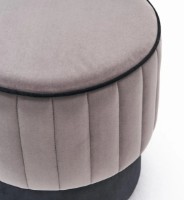 Fotoliu moale Trendy Rose Grey/Black 40x40x40cm GTR002920 imaginea #4 — magazin online Desire.md