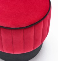 Fotoliu moale Trendy Rose Red/Black 40x40x40cm GTR002921 imaginea #3 — magazin online Desire.md