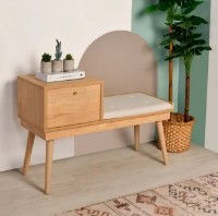 Bancheta Trendy Urban Oak/Cream 105x45x40cm GTR006468