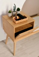 Bancheta Trendy Urban Oak/Cream 105x45x40cm GTR006468 imaginea #2 — magazin online Desire.md