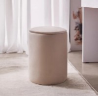 Fotoliu moale Ambianta Round with Box Beige