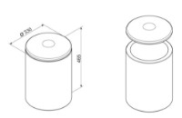 Fotoliu moale Ambianta Round with Box Brown imaginea #2 — magazin online Desire.md