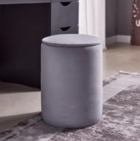 Fotoliu moale Ambianta Round with Box Gray