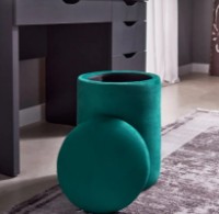 Fotoliu moale Ambianta Round with Box Green imaginea #3 — magazin online Desire.md