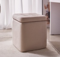 Fotoliu moale Bancheta Ambianta Square with Box Beige