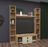 Тумба под ТВ Ambianta Amigo 1.3m Artisan/Crem фото №2 — интернет-магазин Desire.md