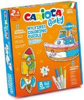 Set pentru creatie Carioca Baby Puzzle Transports (56978)