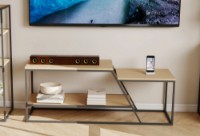 Comodă TV Deco Agis 130x40x50 (MDAGI-JJLVC-M37BLK) imaginea #3 — magazin online Desire.md