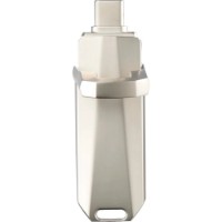 USB Flash Drive Hama Uni-C Deluxe 128Gb Silver (213100) imaginea #2 — magazin online Desire.md