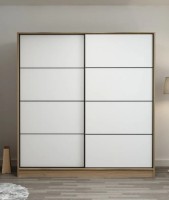 Dulap cu uşi glisante Trendy Kale 3972 Dore/White 180x210x60cm GTR004363 imaginea #1 — magazin online Desire.md