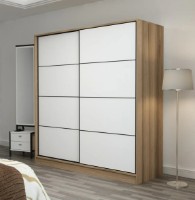 Dulap cu uşi glisante Trendy Kale 3972 Dore/White 180x210x60cm GTR004363 imaginea #3 — magazin online Desire.md