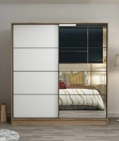 Dulap cu uşi glisante Trendy Kale 3973 Dore/White 180x210x60cm GTR004364 imaginea #1 — magazin online Desire.md