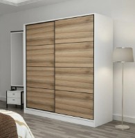 Dulap cu uşi glisante Trendy Kale 7150 White/Dore 220x210x60cm GTR004651 imaginea #3 — magazin online Desire.md