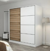 Dulap cu uşi glisante Trendy Kale 7159 White/Dore 220x210x60cm GTR004659 imaginea #2 — magazin online Desire.md