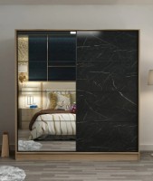 Dulap cu uşi glisante Trendy Kale 7168 Dore/Black 220x210x60cm GTR004668 imaginea #1 — magazin online Desire.md