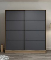 Dulap cu uşi glisante Trendy Kale 7163 Dore/Anthracit 220x210x60cm GTR004663 imaginea #1 — magazin online Desire.md