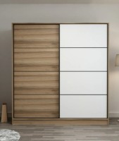 Dulap cu uşi glisante Trendy Kale 7171 Dore/White 220x210x60cm GTR004671 imaginea #1 — magazin online Desire.md