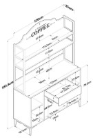 Bufet Trendy JE130 2987 White 183.6x120x40cm GTR006686 imaginea #6 — magazin online Desire.md