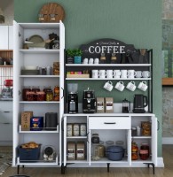 Bufet Trendy JE148 3080 White 198.6x180x40cm GTR006691 imaginea #3 — magazin online Desire.md