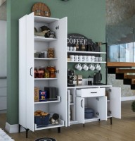 Bufet Trendy JE148 3080 White 198.6x180x40cm GTR006691 imaginea #4 — magazin online Desire.md