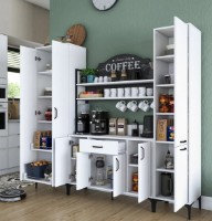 Bufet Trendy JE150 3082 White 198.6x220x40cm GTR006693 imaginea #4 — magazin online Desire.md