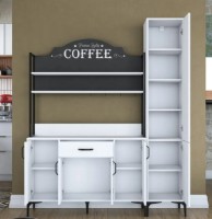 Bufet Trendy JE149 3081 White 198.6x160x40cm GTR006692 imaginea #3 — magazin online Desire.md