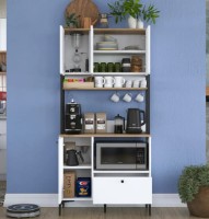 Bufet Trendy JE159 3253 White/Walnut 90x184x38cm GTR005641 imaginea #2 — magazin online Desire.md