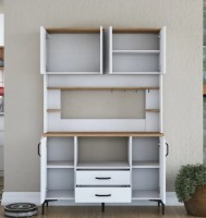 Bufet Trendy JE168 3257 White/Walnut 120x184x40cm GTR005754 imaginea #4 — magazin online Desire.md