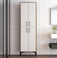 Dulap baie Trendy Berlin A Walnut/White 202.6x60x35cm GTR006633 imaginea #2 — magazin online Desire.md