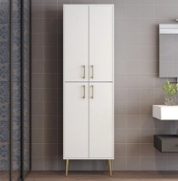 Dulap baie Trendy Berlin A White/Gold 202.6x60x35cm GTR006643 imaginea #2 — magazin online Desire.md