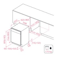 Maşină de spălat vase încorporabilă Teka DFI 46760 imaginea #3 — magazin online Desire.md