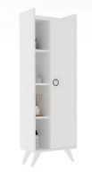Dulap baie Trendy Ilgim White 50x140x32cm GTR005669 imaginea #2 — magazin online Desire.md