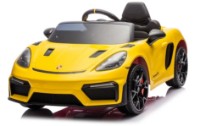 Электромобиль Dake Porsche 718 Spyder Yellow (P718 /4)