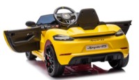 Электромобиль Dake Porsche 718 Spyder Yellow (P718 /4) фото №6 — интернет-магазин Desire.md