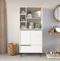 Dulap baie Trendy ON9C-W White 161.6x74.8x35.5cm GTR001915