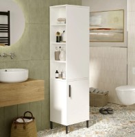 Dulap baie Trendy VI1-W White 45x173x35cm GTR006715 imaginea #2 — magazin online Desire.md