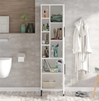 Dulap baie Trendy VI2-W White 45x173x35cm GTR006716 imaginea #3 — magazin online Desire.md