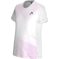 Tricou pentru copii Head Tie-Break T-Shirt 140 White/Lilac imaginea #2 — magazin online Desire.md