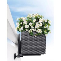 Балконные кронштейны Lechuza Brackets Balconera Wall Black фото №2 — интернет-магазин Desire.md