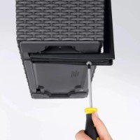 Балконные кронштейны Lechuza Brackets Balconera Wall Black фото №3 — интернет-магазин Desire.md