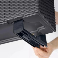 Балконные кронштейны Lechuza Brackets Balconera Wall Black фото №4 — интернет-магазин Desire.md