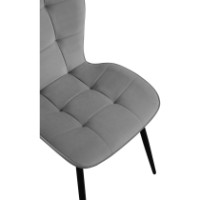 Scaun Avanti Gio Light Grey Velour imaginea #3 — magazin online Desire.md