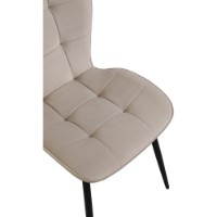 Scaun Avanti Gio Taupe Velour imaginea #2 — magazin online Desire.md