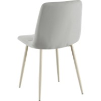 Scaun Avanti Ted Grey Light Grey Velvet imaginea #3 — magazin online Desire.md