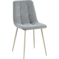 Scaun Avanti Ted Grey Light Grey Velvet