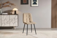 Scaun Avanti Ted New Beige Velvet imaginea #5 — magazin online Desire.md