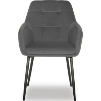 Scaun Avanti Ugo New Dark Grey Velvet imaginea #3 — magazin online Desire.md