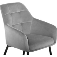 Scaun Avanti Ugo New Light Grey Velvet imaginea #3 — magazin online Desire.md