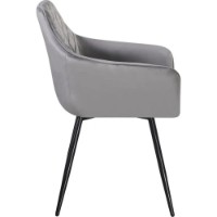 Scaun Beterr DC 6001-D HLR 22 Grey/Black imaginea #2 — magazin online Desire.md